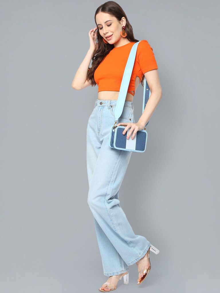 Flying Machine Wide Leg Cotton Jeans