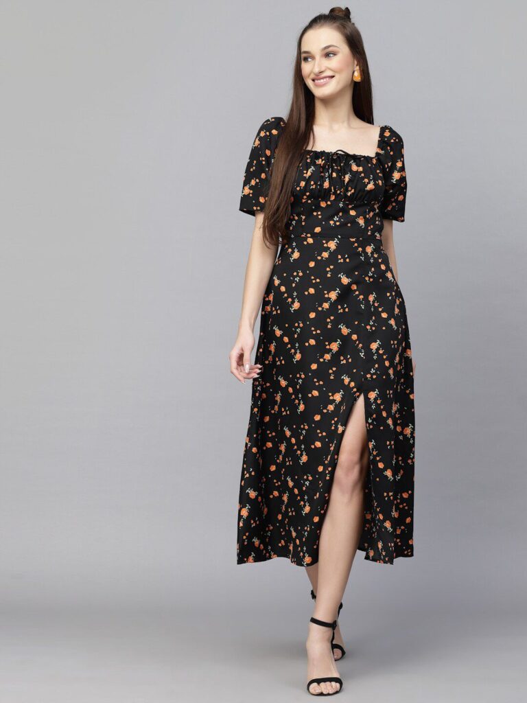 Aayu Floral Printed Dress