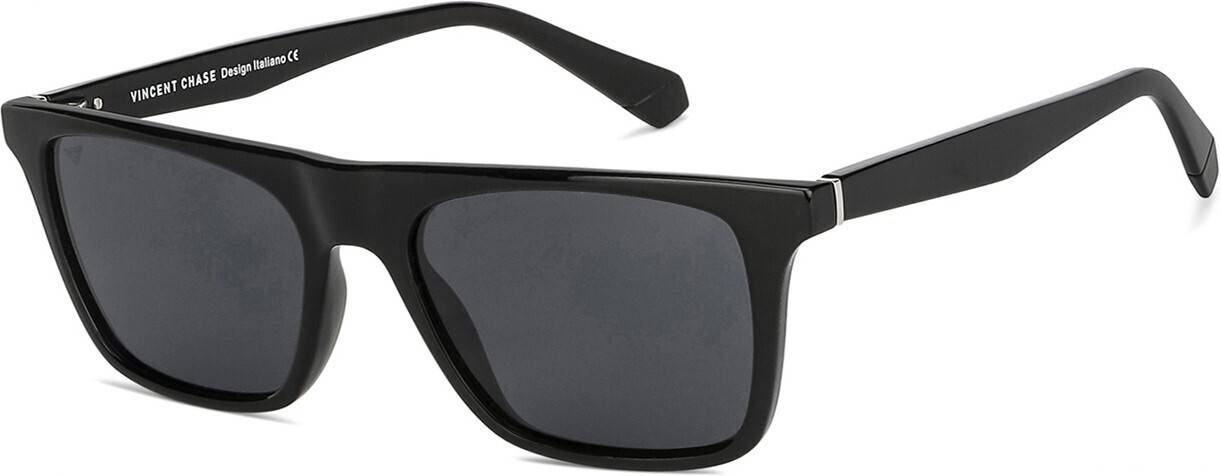 Vincent Chase by Lenskart 
Grey Wayfarer Sunglasses 