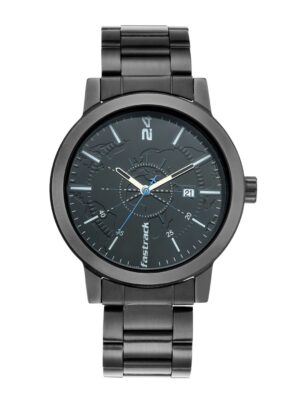 Men Black Analogue Watch