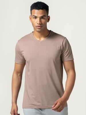 DAMENSCH V-neck T-shirt on Myntra