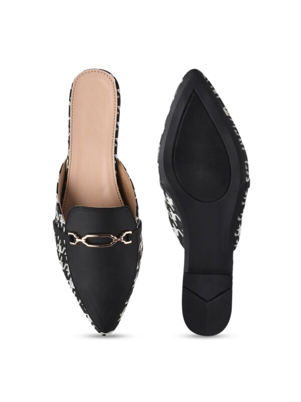 Try Me Printed Buckle Mules 2