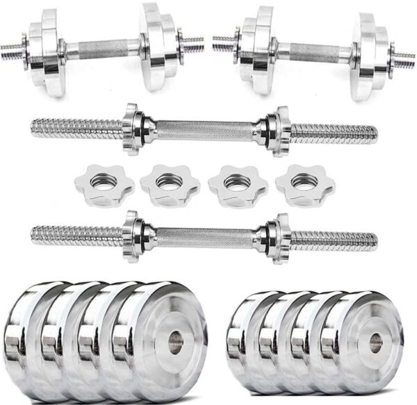 YDM Adjustable Steel Dumbbell Set